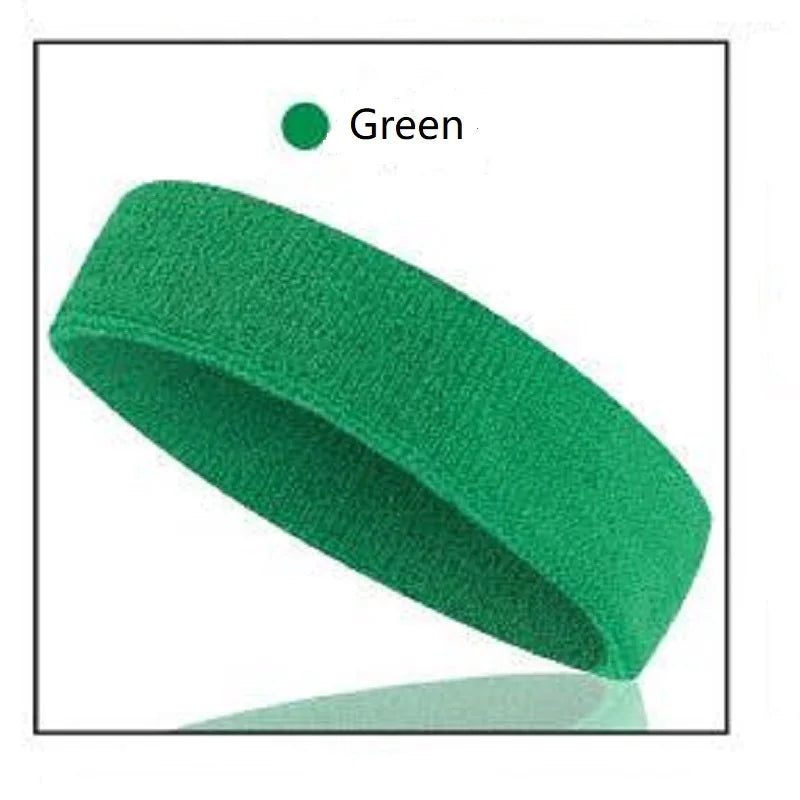 Towel material solid high eleastic thick sweat absorbing running cycling outdoor sports sweatband headband hair band