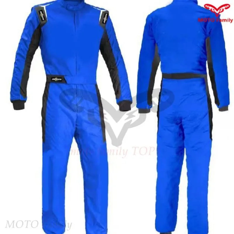 New Summer Ice Silk Kart Off-Road Vehicle UTV Rally Drift Men Women Couple One-Piece Racing Suit Karting Suits