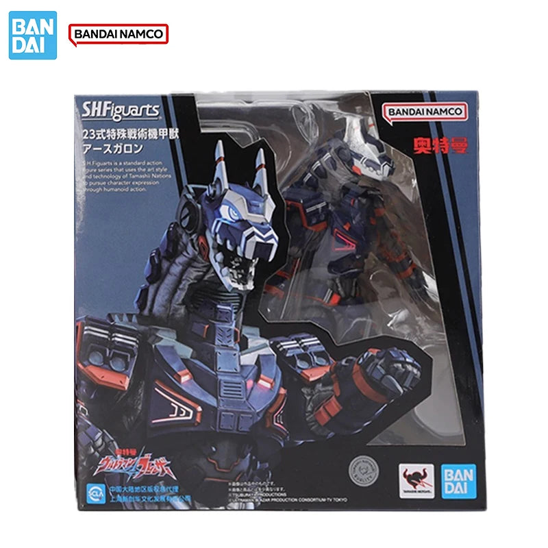 Bandai Original Genuine Figure Ultraman Blazar Model Kit SHF Type 23 Earth Garon Anime Action Figures Model Toys Ornament Gifts