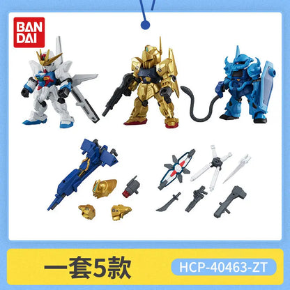 Bandai Gashapon Original Mobile Suit Ensemble (MSE) Gundam RX-78-2 Strike Hi-Nu Wing Astray ZZ Barbatos Assemble Model Kit