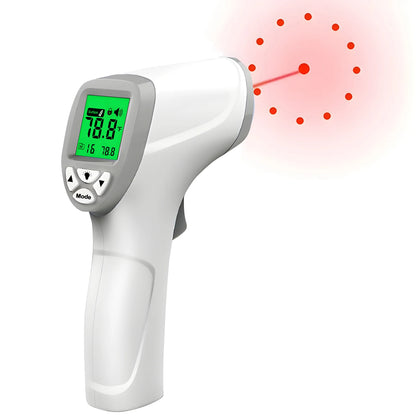 Digital Infrared Thermometer Outdoor Pyrometer Laser High Temperature Meter Food Kitchen Thermometers Adjust Heat Meter