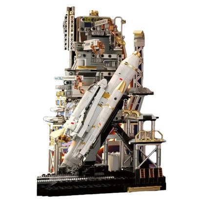 Space Launch Centre Building Blocks Space Station Aircraft Spaceship Assembly Model Bricks Creative Toy STEM Adults Gifts 914pcs
