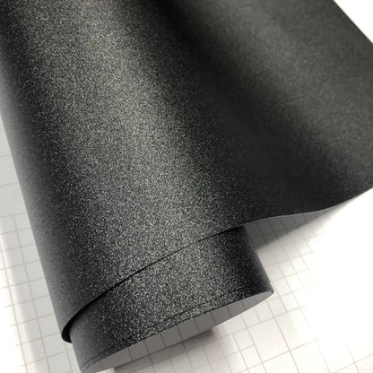 50CM*300CM Black Glitter Diamond Vinyl Films Wrap For Car Body Car Sticker Auto Furniture Decoration Motorcycle Decal