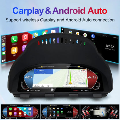 For BMW 5/6/7 series F06 F10 F11 F12 F01 F02 F03 X5 F15 X6 F16 X3 F25 X4 F26 Lcd Digital Dashboard Cluster Support Carplay Auto