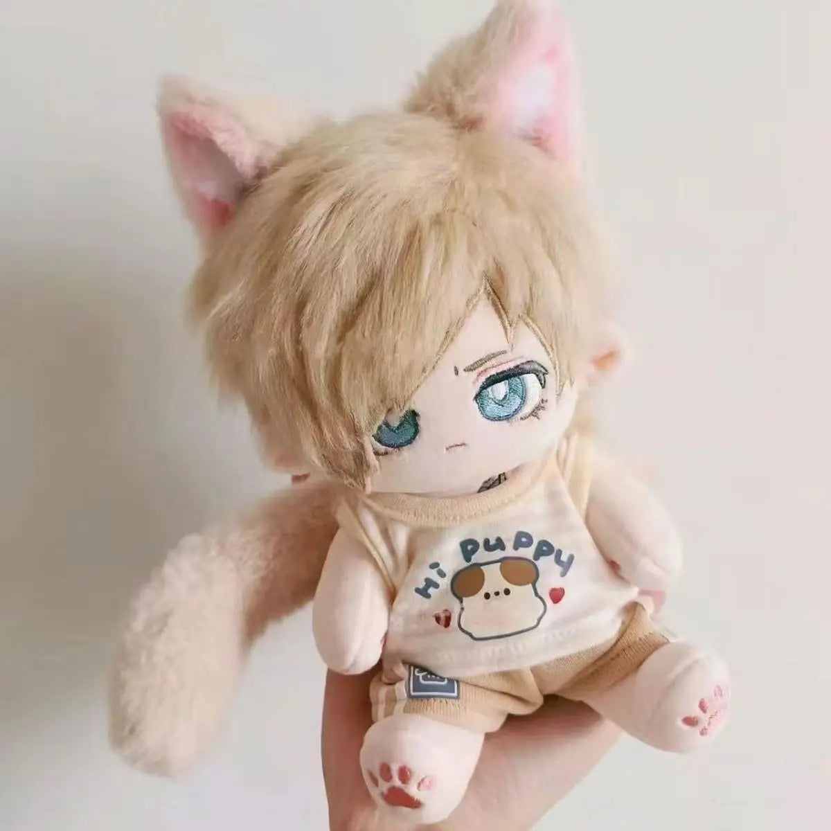 Stuffed 20cm Anime Resident Evil: Leon S. Kennedy Cartoon Plush Doll Toy COS Dress-up Children Adults Collectible Cotton Gifts