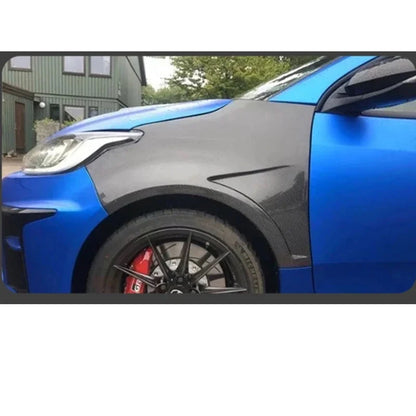 For Toyota Yaris GR Carbon Fiber Fender Retrofit the Carbon fiber replacement leaf plate Fender Car Accessories body kit