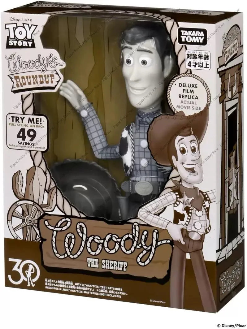 In stock, "Toy Story 30th Anniversary Edition" series of Buzz Lightyear, Woody, and Jessie action figures