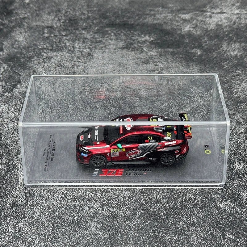 KILOworks 1:64 RS3 LMS TCR Alloy Car Diecasts & Toy Vehicles Car Model Miniature Scale Model Car Toys For Children