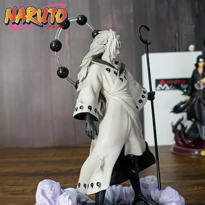 28cm Naruto Shippuden GK Anime Figure Six Paths Model Uchiha Madara Action Figure Kawaii PVC Statue Collectible Kids Gifts