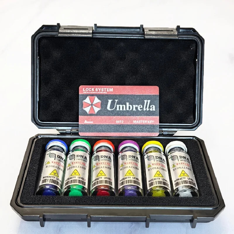 In-stock Resident Evil Virus Bottle Double Helix Sample Handmade Model Game Peripheral Scene Decoration Horror Collectible Prop