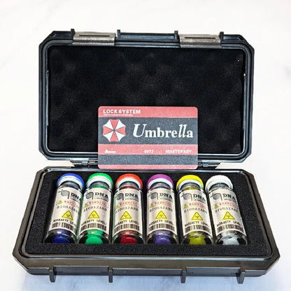 In-stock Resident Evil Virus Bottle Double Helix Sample Handmade Model Game Peripheral Scene Decoration Horror Collectible Prop