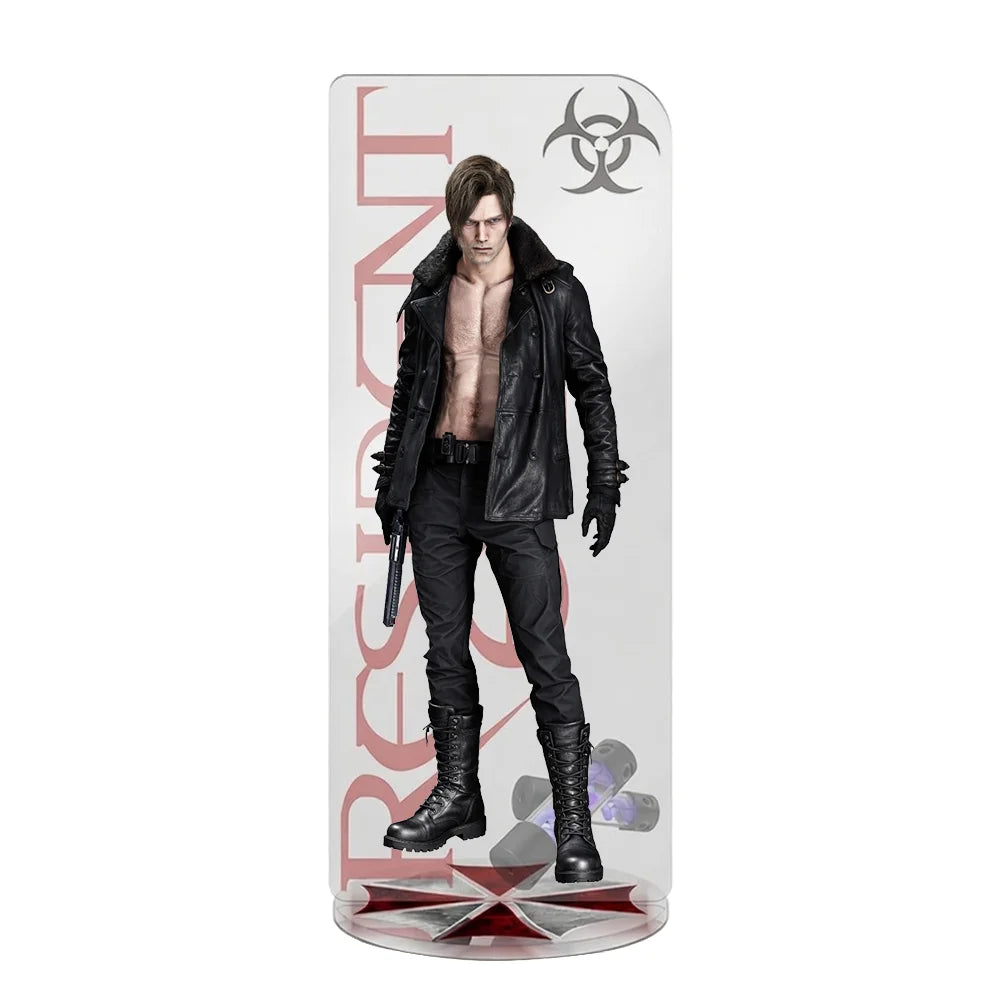New Resident Evil Requiem Leon Scott Kennedy Grace Ashcroft 15CM Acrylic Stand keychain Figure Desk Decor Collect gifts