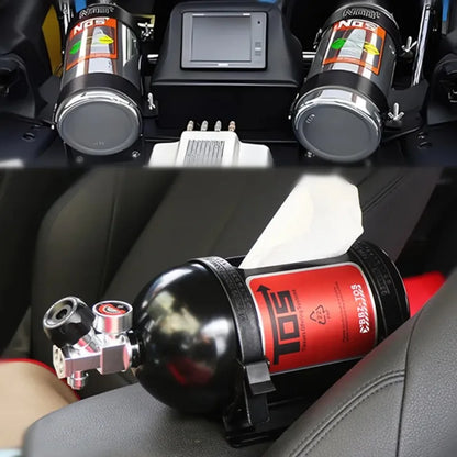2024New NOS nitrogen system tissue box, car decoration tissue box, car interior decoration tissue storage box