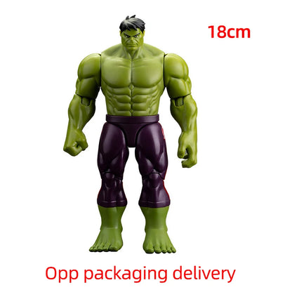 18CM Avengers Legends Figure ZDTDS Original Toy Set Spider Captain Miles Morales Thanos Ghost Iron Man Hulk Box Thor Falcon Doll