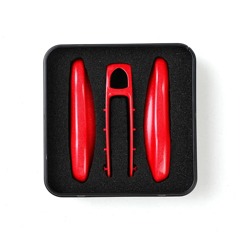 3PCS Smart Key Shell Cover Case for Porsche New Cayenne Panamera 911 992 Taycan Car Key Case Car Accessories Protective Case