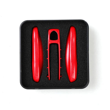 3PCS Smart Key Shell Cover Case for Porsche New Cayenne Panamera 911 992 Taycan Car Key Case Car Accessories Protective Case