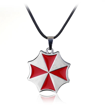 Residents Evils Key Chain Adornment Gifts Car Keychain Toy Umbrella Corporation Sublimation Blank Keyring Edc Necklace Jewelry