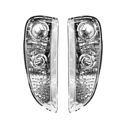 LH RH Car Front Bumper Driving Light DRL For Porsche Cayenne 2007 2008 2009 2010 Daytime Running Lamp Without Bulbs 7L5941181D