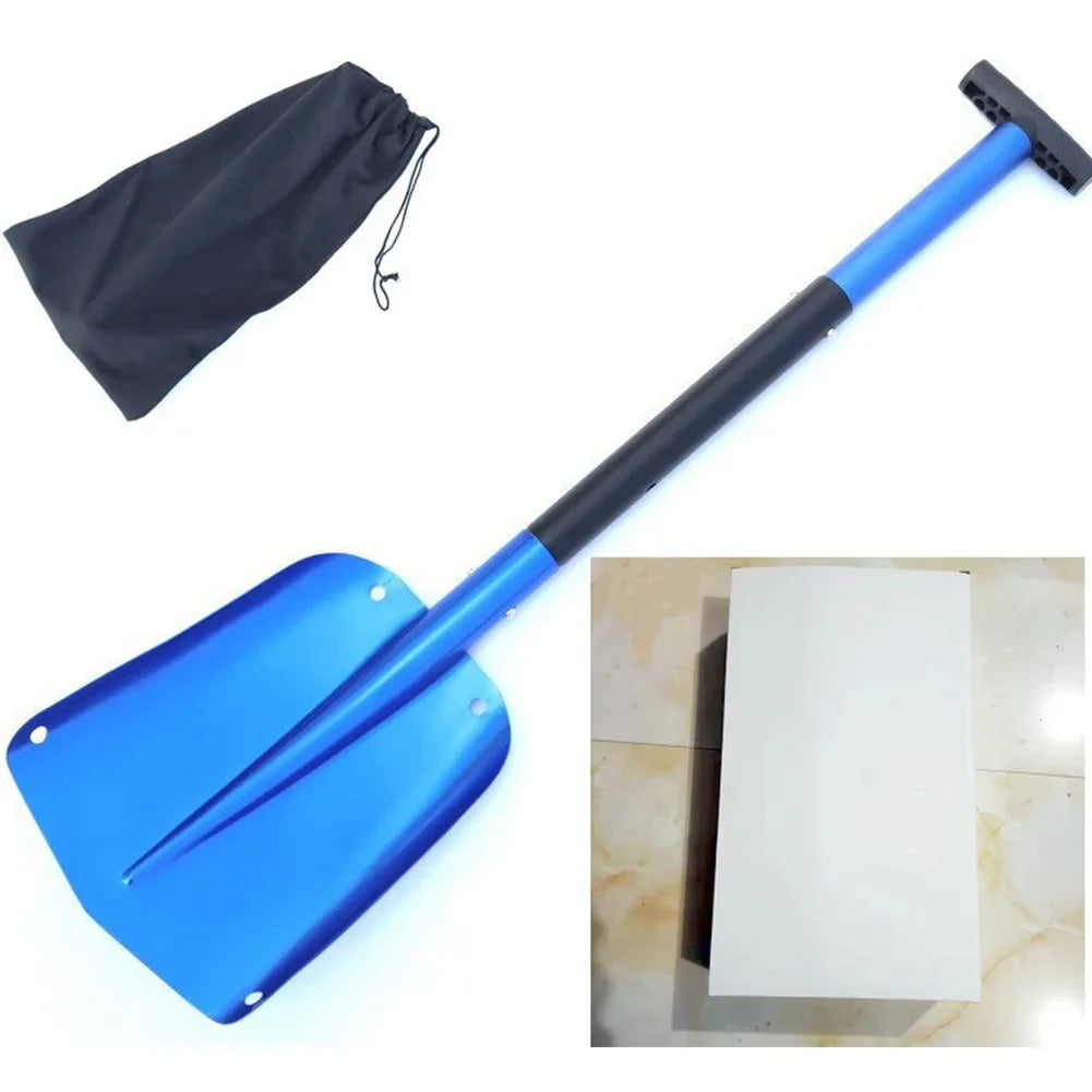 Retractable Outdoor Snow Shovel Aluminum alloy Ice Shovel Winter Snow Remover Tool Camping Garden Folding Shovel Survival Tools