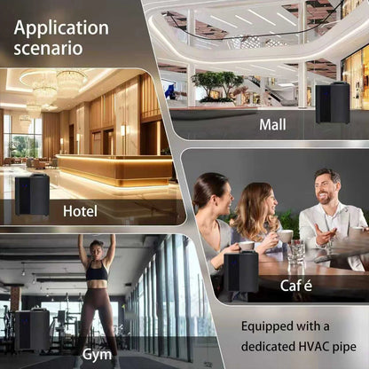 Smart Control HAVC Essential Oil Scent Diffuser A300 Difusores De Aromas Waterless Aromatherapy Diffuser Machine for Hotel Home