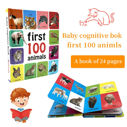 1-100 Fruits Vegetables Book Libros Manga Anime Coloring Books Preschool Learning Improves Children's Identification Skills Gift