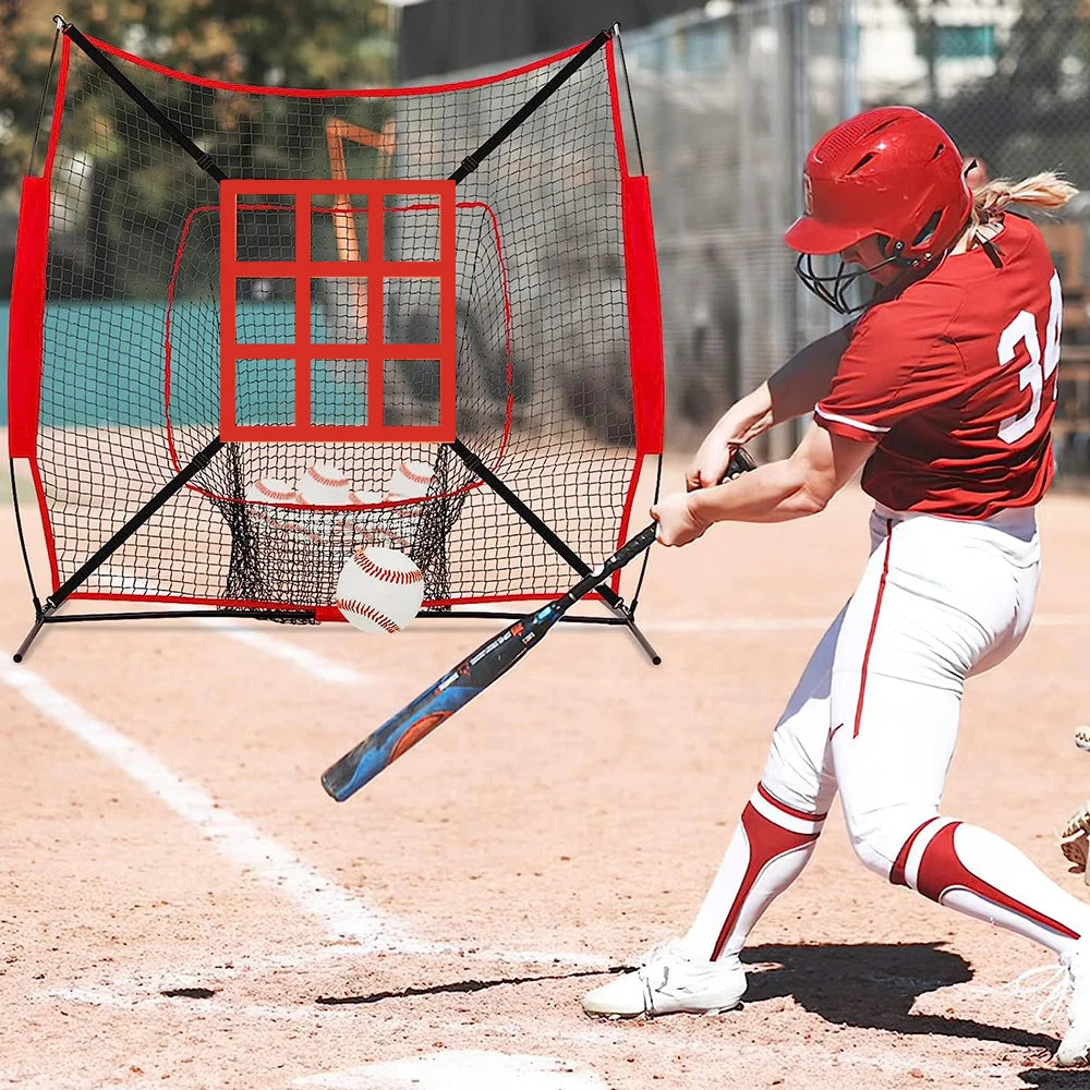 Baseball Practice Net Practice Accuracy Training Throwing Baseball Softball Pitching Target Baseball Pitching Net Training Aids