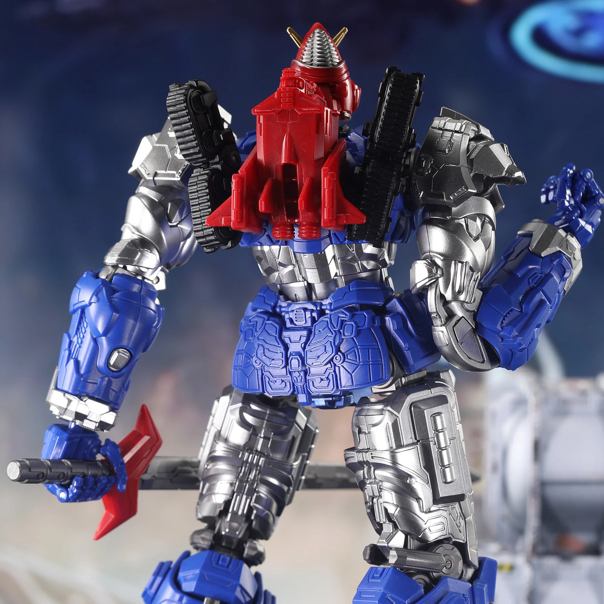 YOLOPARK AMK Series Voltes V: Legacy Voltes V Mech Model Kit - Model Kit Action Figures Toy