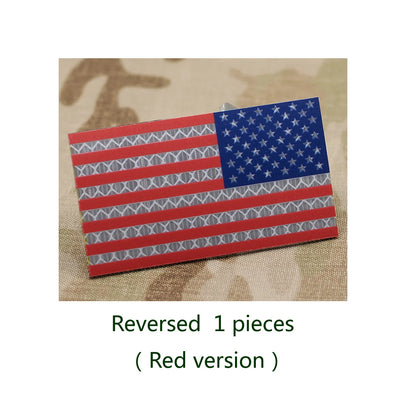 US Flag Patch America Flag Patch IR Patch Military Patch Infrared Tactical Patch Reflective Patch 3.5in X 2inch