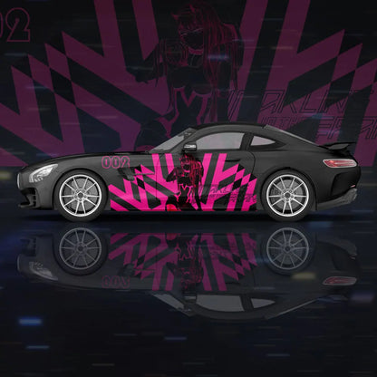 Anime Zero Two Sexy Girl Car Wrap Protect Sticker Car Decal Creative Sticker Car Body Appearance Modification Decorative Sticker