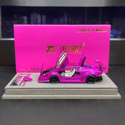 HEC 1:64  Malaysia North Exhibition Limited LB Countach alloy die-cast miniature simulation car model,adult collectible ornament