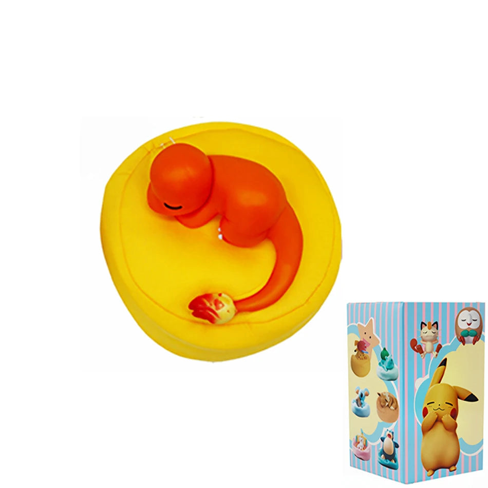 Anime Pokémon Blind Box Model Figure 1-12 Pcs Pikachu Sleep Series Interior Hand Sleeping Position Toys Gift for Sfriends