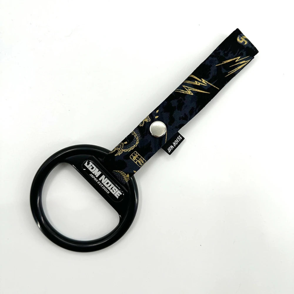 Japan Style Jdm Car Tsurikawa Lucky Cat Dragon Pattern Decorative Trailer Strap Universal Towing Accessory for Trailers