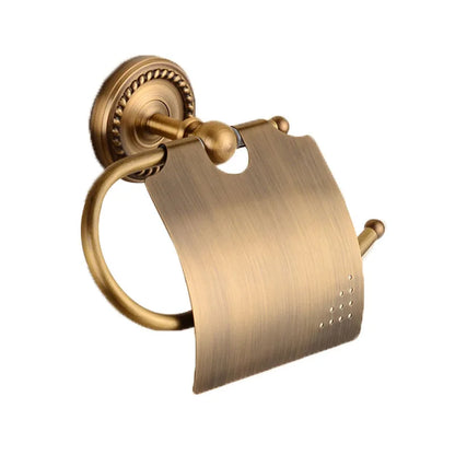 Solid brass Bathroom Accessories Set,Robe hook,Paper Holder,Towel Bar,Soap basket,bathroom sets,YT-12200-A