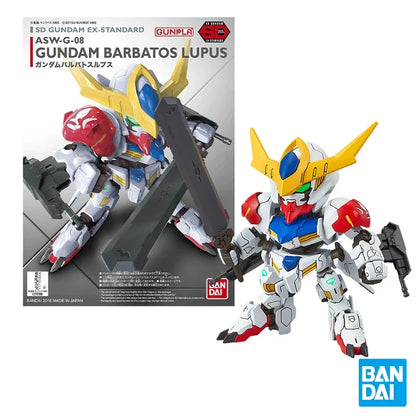 Bandai GUNDAM Action Figure SDEX Series Model Kit RX-78-2 Aile Strike Exia 00 Gundam Unicorn Astray Red Frame Barbatos Model