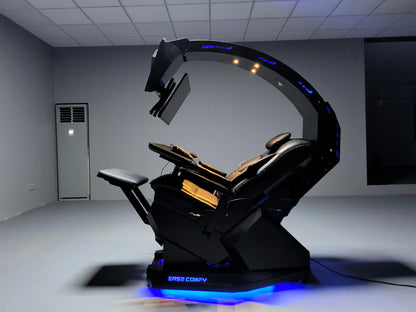 Easecomfy T2 Throne Computer Cockpit Chair Workstation Gaming Rig Support Multi Monitors zero Gravity Chair Cockpit