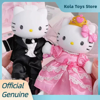 Hello Kitty  Romantic Wedding Series Blind Box Figurine Trendy Toys Century Wedding Series Anime Figures Mystery Box Dolls Gift