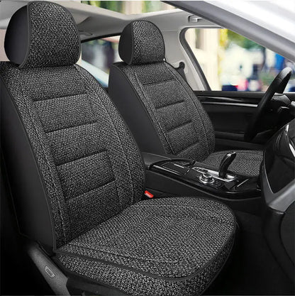 Universal Linen Car Seat Full Cover Breathable Comfortable Flax Sedan SUV Seat Cushion Car Seats Full Cover Protection