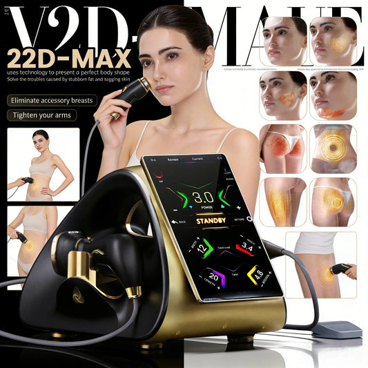 22D MAX Professional HIFU Beauty Machine Face Lift Body Slimming Skin Tightening SMAS Lifting Wrinkle Removal