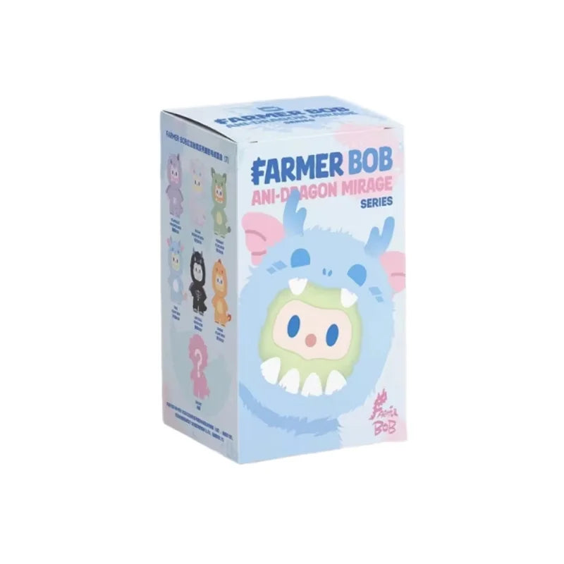 Farmer Bob Ani Dragon Mirage Series Plush Blind Box Caixa Caja Cute Dolls Girls Boys Gift Mystery Box Bag Pendant