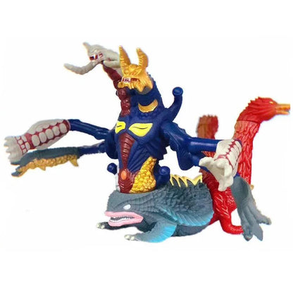 2022 New Anime Ultraman Monster Godzilla large Giga Khimaira Soft Glue DX King Galactron Action Figure Toy  Gifts