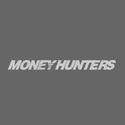 Money Hunter Vinyl Car Decal – Self-Adhesive Racing Stripe Sticker for Car Body, Truck Bumper, Rear Window – Waterproof Alphabet