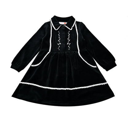 Family Matching New Shabbos Velour Kids Clothing Teen Set Girl Dress Boys Top Baby Overall Rompers Flowers Embroidery and Ribbon