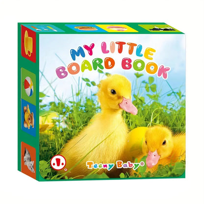 Colorful patterned card book, interactive sensory development gift, bright colors enhance early reading education