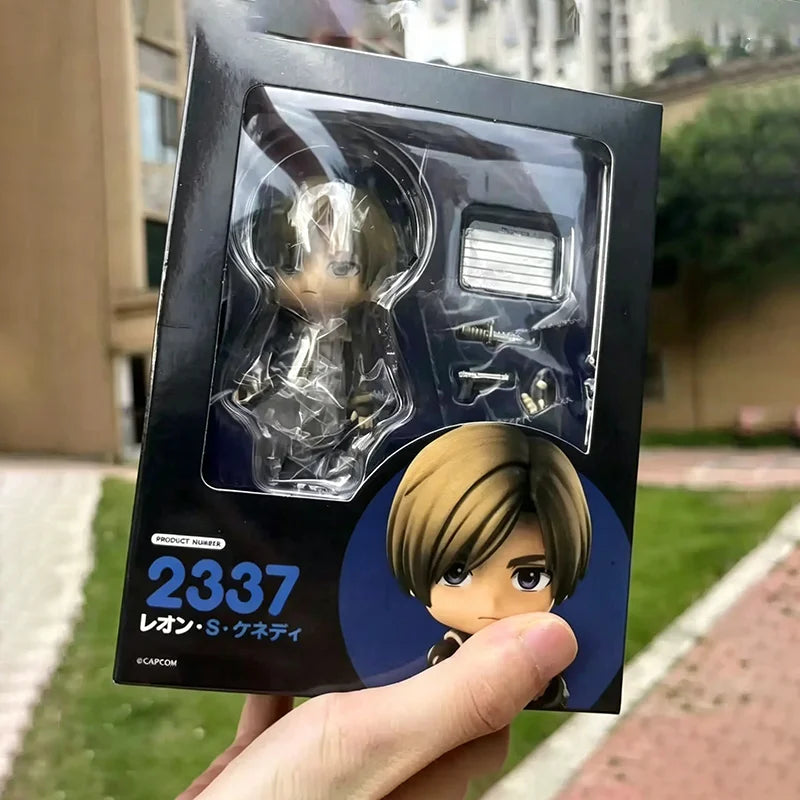 New #2761 #2337 Ada Wong & Leon S. Kennedy Resident Evil Anime Figure Set  Swappable Faces Movable Joints Action Figure Gifts