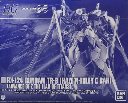 Genuine Bandai HG 1/144 RX-124 Gundam TR-6 Haze N Thley II Rah Advance Of Z Anime Action Figure Model Kit Toys Christmas Gifts