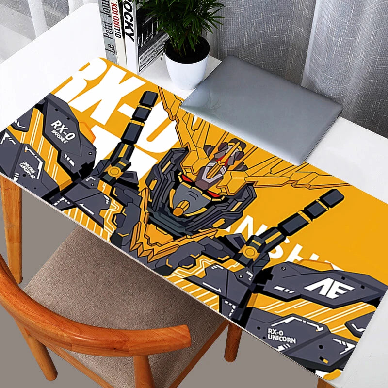 Mouse Pads Gundam Computer Varmilo Keyboard Mouse Pad Anime Gaming Accessories Table XXL Gamer Carpet Desk Mat  Mousepad