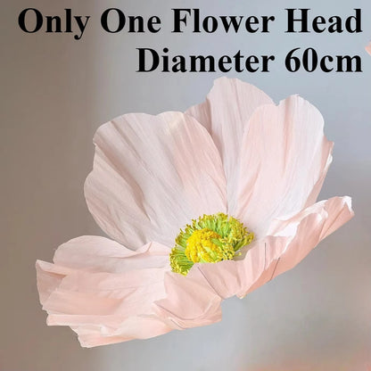 180cmGiant Artificial Paper  Flowers   Wedding Decoration Home Decor Mariage Party Supplies Window Garden Decoration Accessories