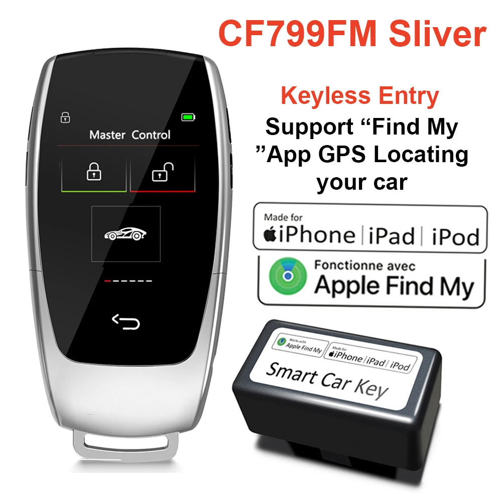 Universal Smart Car Remote Key For BMW Mercedes-Benz Audi Hyundai Toyota Mazda Honda Lexus Porsche Kia Modified CF799 LCD Screen