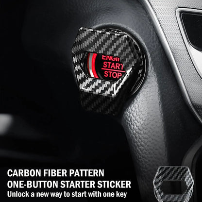 New universal car engine start stop switch button protective cover, anti scratch car interior design car product accessories