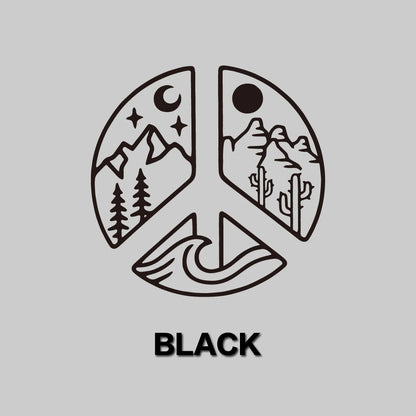 DECAL [Elemental Peace] Vinyl Decal | Mountain Decal | Peace Decal | Car Window Decal | Laptop Decal | Water Bottle Decal | Car